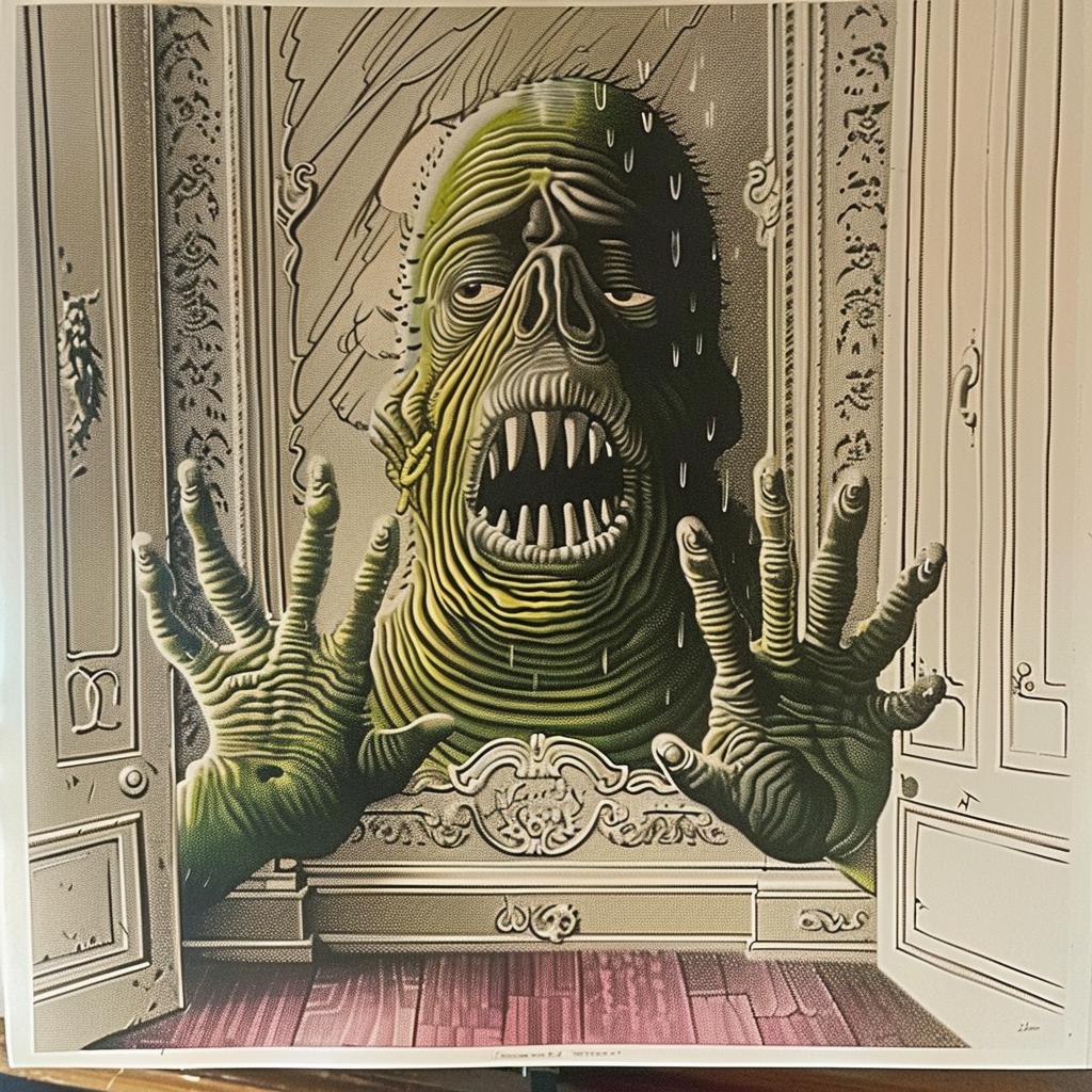 mirror  monster  lp  horror  artwork  surreal  fantasy  creepy  illustration  dark 949290