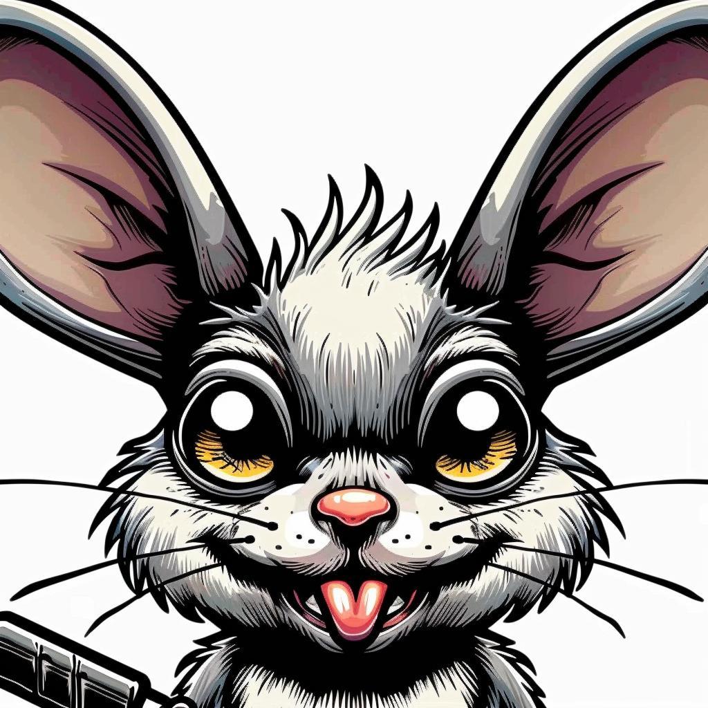 cartoon  rabbit  gun  action  playful  illustration  whimsical  dynamic  colorful  quirky 939994