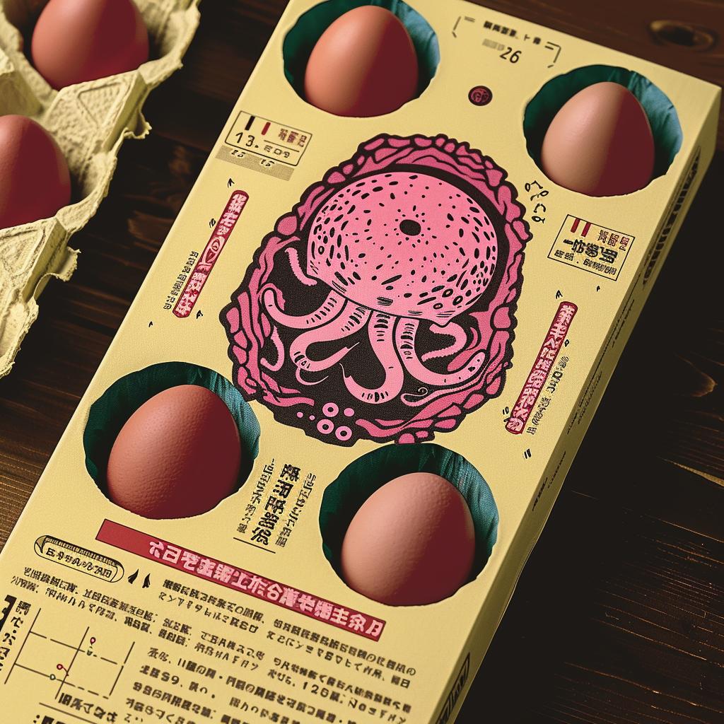 egg  octopus  carton  creature  tentacles  design  visual  quirky  illustration  art 945628