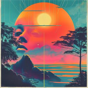 sun  rising  ocean  trees  creative  surreal  art  design  symbolist  hyper-realistic 1079691