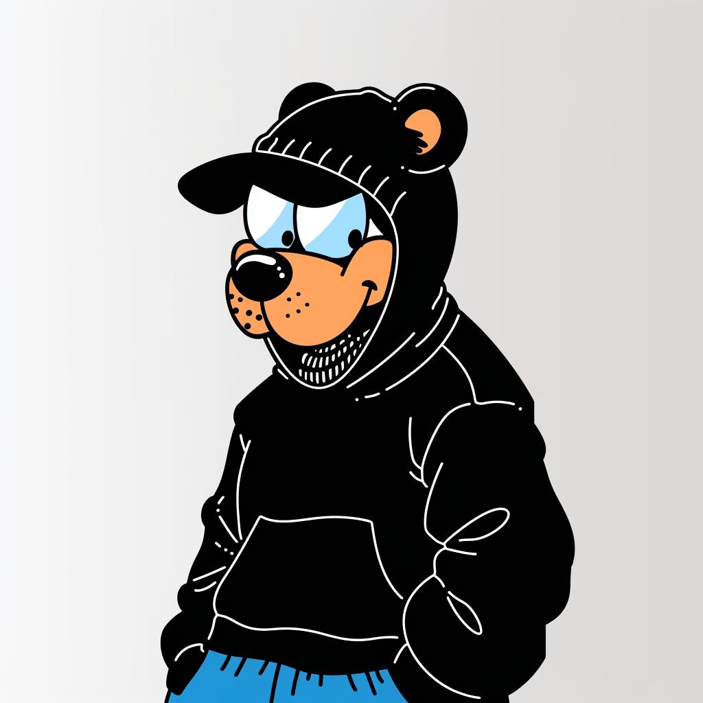 cartoon  bear  hoodie  street  aggressive  animal  minimal  culture  cap  urban 958975