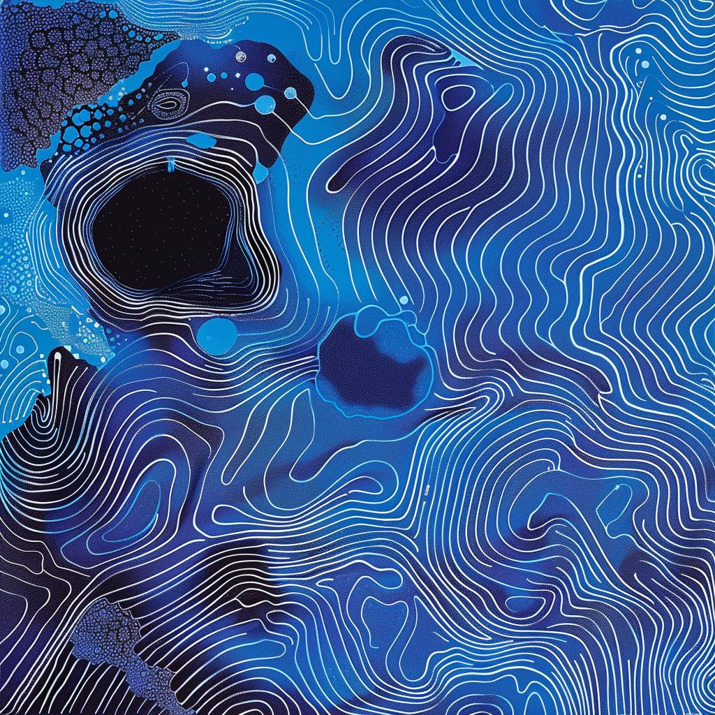 retro  japanese  pulp  blue  black  abstract  art  tecno  glitch  highquality 970735