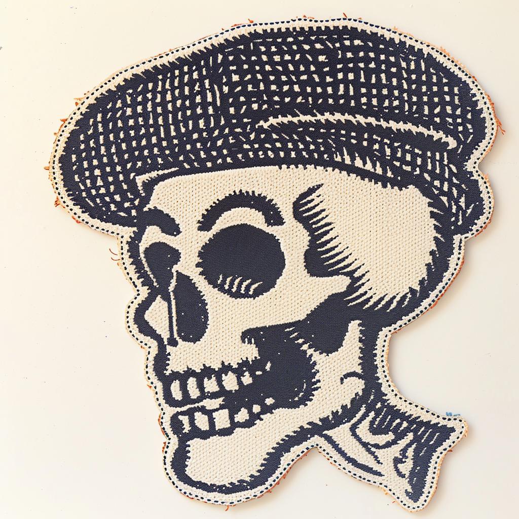 skull  hat  pattern  patch  embroidery  chenille  streetwear  minimal  cool  design 961171
