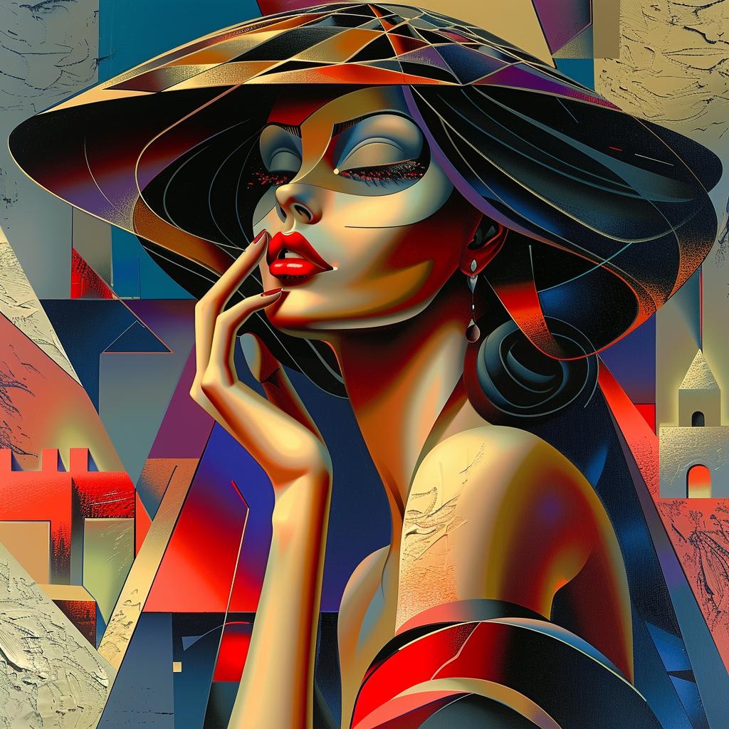 woman  hat  dress  portrait  fashion  vibrant  elegant  style  colorful  art 966212