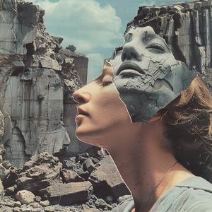 surrealism  collage  female  rock  juxtaposition  irony  1990s  enigmatic  artistic  photomontage 1041249