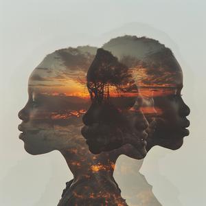 people  profile  sunset  photo  surreal  minimalist  triple  exposure  art  photography 1040744