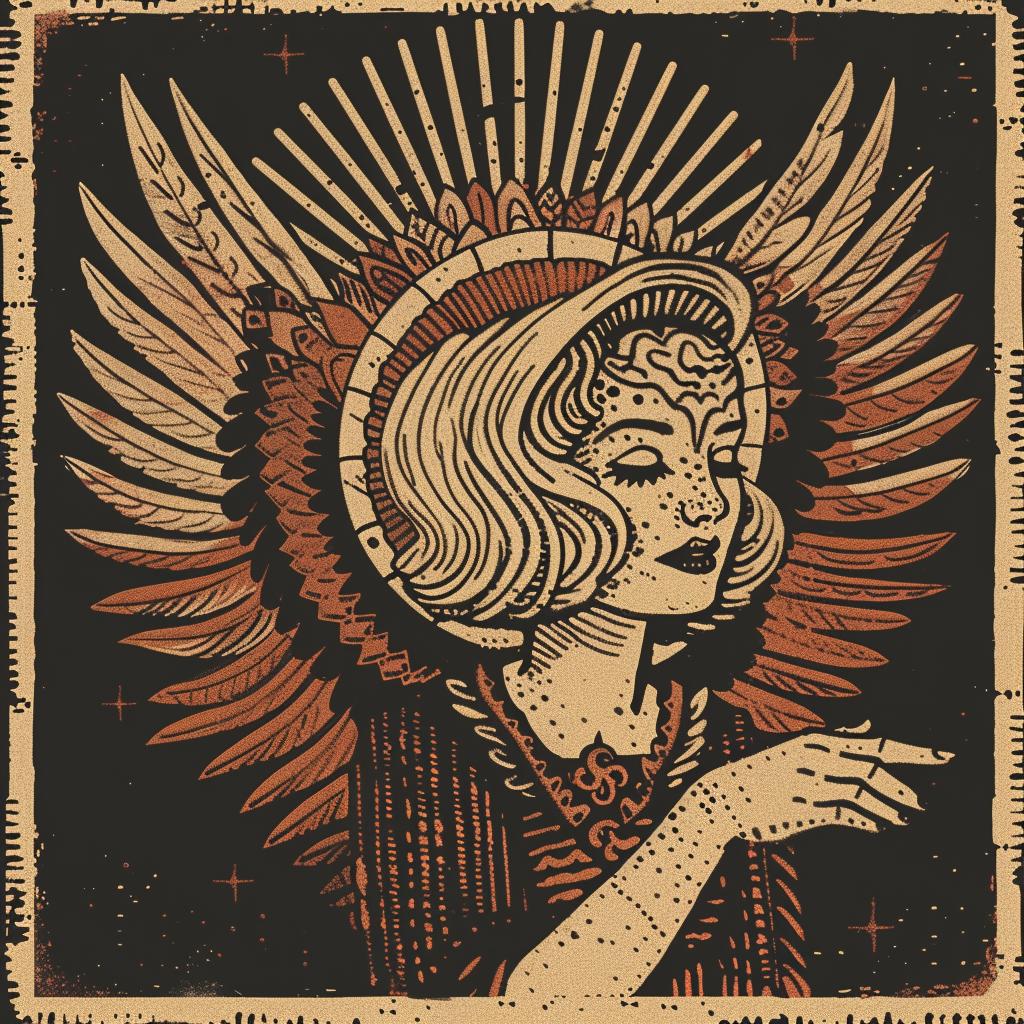 provocative  heraldry  art  woman  wings  introspective  spiritual  dark  occult  naturalistic 932299
