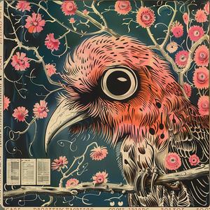 لوحة كرومولوثوغرافية، طيور، أزهار، طبيعة، فن، ألوان، رسم، تصميم مرئي 1052766