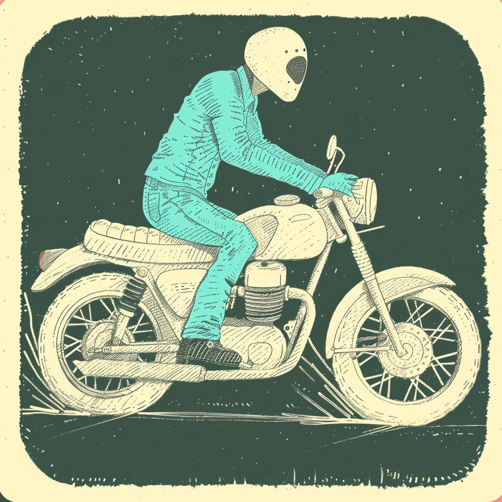 Slenderman  motorcycle  vintage  illustration  character  dark  art  creepy  design  fantasy 940988