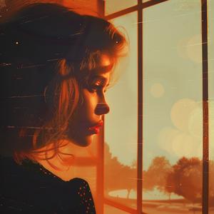 woman  window  sunset  serene  thoughtful  portrait  atmospheric  natural  light  contemporary 1063461
