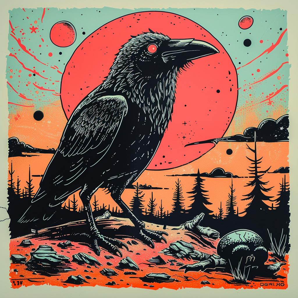 crow  sun  occult  naturalistic  spiritual  dramatic  symbolic  poster  dark arts  surreal 925224