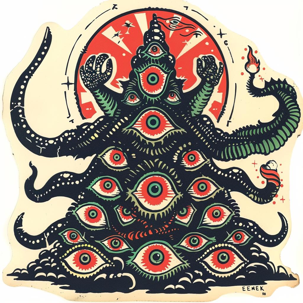 provocative  art  octopus  pyramid  introspective  naturalistic  spiritual  dark arts  occult  eyes 933467