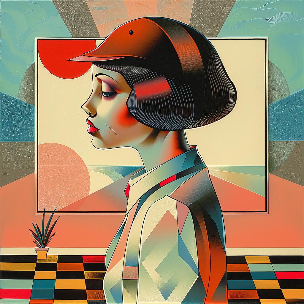 portrait  woman  hat  sunglasses  colorful  expression  artistic  modern  whimsical  stylized 966060