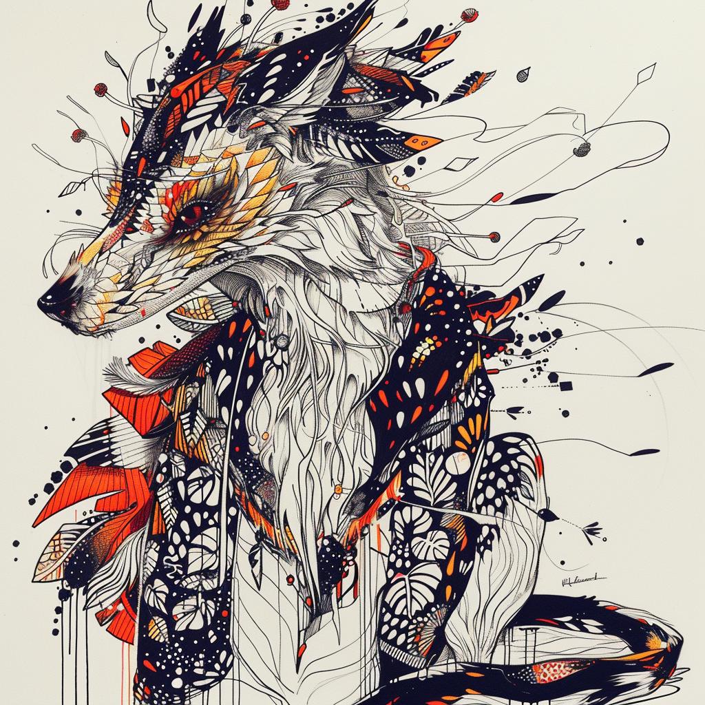 mythical  creature  hybrid  animal  fantasy  digital  art  unique  exploration  drawing 953109