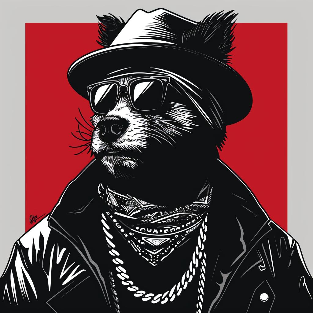 aggressive  streetwise  animal  bear  sunglasses  hat  urban  simple  minimal  fashion 959010