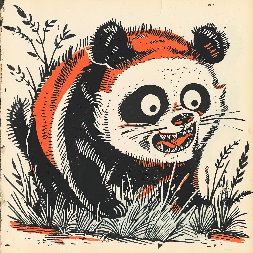 illustration  panda  art  fantasy  unique  design  style  character  mythical  creature 923018