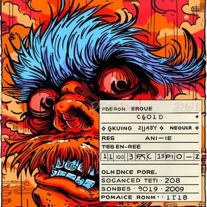 poster  monster  face  japanese  horror  graphic  design  art  illustration  colorful 1036734