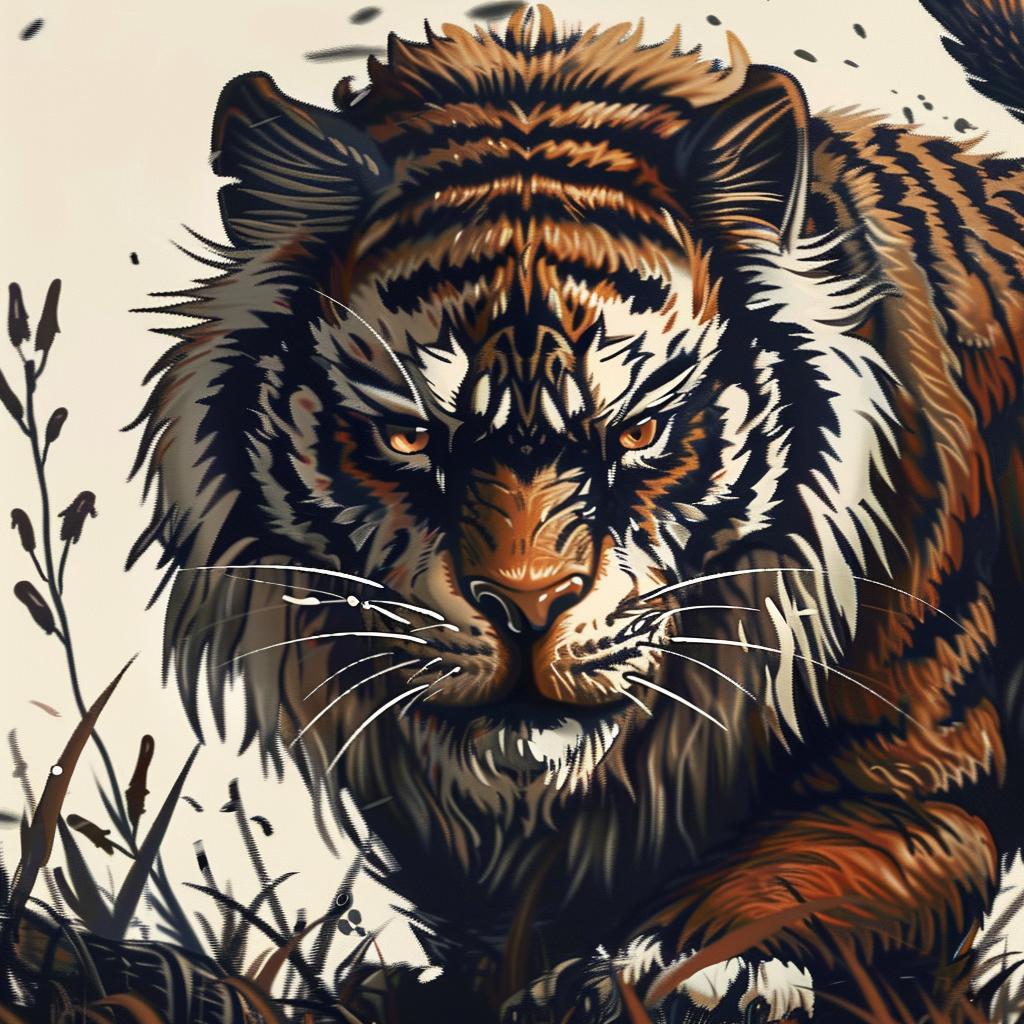 نمر، مخلوق، طبيعة، حياة برية، عشب، واقعي، قطة، جري، بري، صورة شخصية 1024719