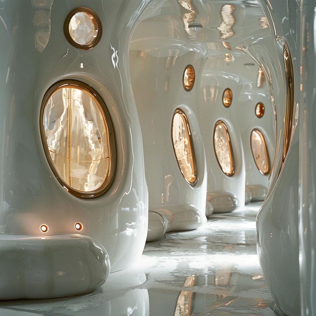 ceramic  futuristic  industrial  factory  photography  lighting  steel  glow  minimalism  interior 965026