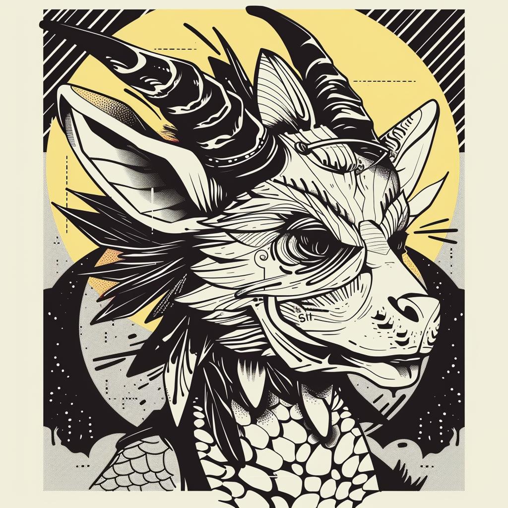 mythical  creature  goat  moon  background  hybrid  fantastical  unique  strength  essence 939636