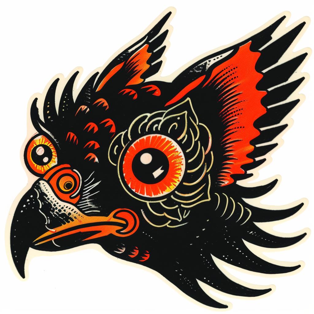 tattoo  illustration  owl  orange  eyes  flash  art  graphic  sticker  detail 927404