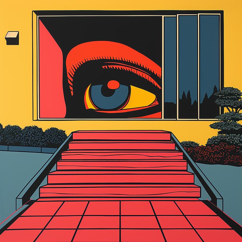 door  eye  surreal  symbolic  mysterious  vibrant  volumetric  natural  contemporary  artistic 962996