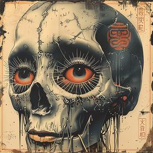 skull  red  eyes  dark  minimal  artworks  occult  synthwave  illustration  design 1038761