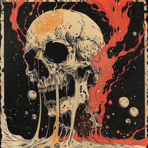 album  cover  blackest  day  surreal  deathmetal  disintegration  chaos  risograph  art 1078158