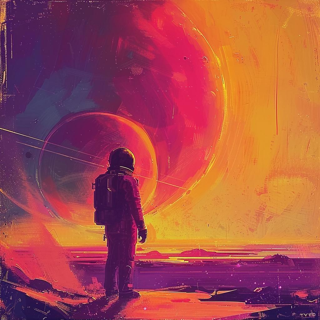 album  cover  astronaut  beach  sky  surreal  design  art  symbolist  vintage 941641