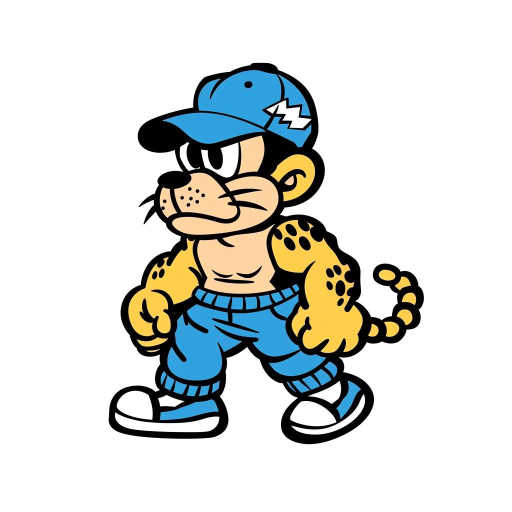 aggressive  animal  leopard  baseball  cap  urban  minimal  cartoon  culture  illustration 955713