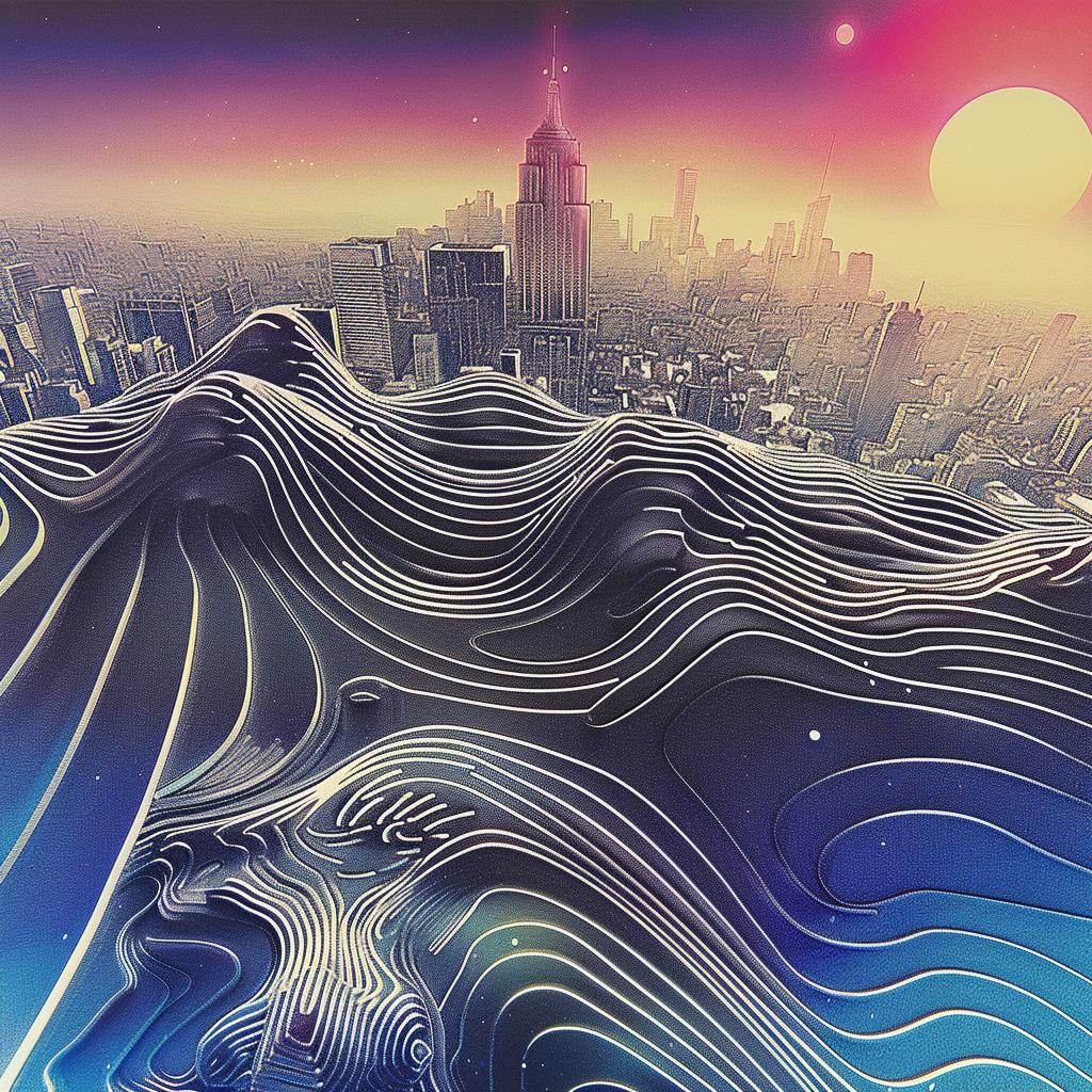 city  digital  art  urban  landscape  vibrant  modern  minimalist  abstract  colorful 967526