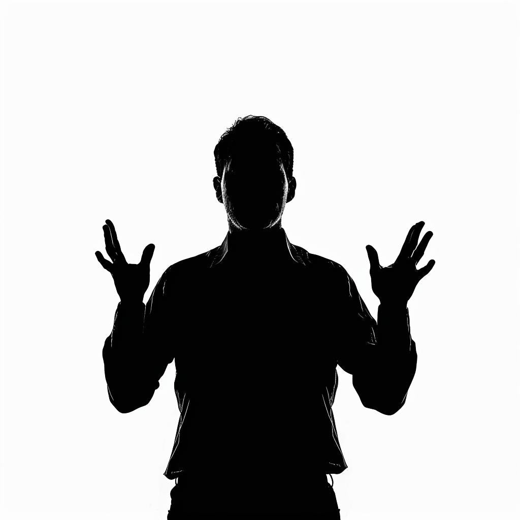 silhouette  man  sign  language  white  background  illustration  gesture  contrast  portrait 954182