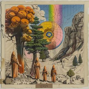 painting  nature  people  blimp  black-and-white  color  surreal  different  trees  wonder 1036521