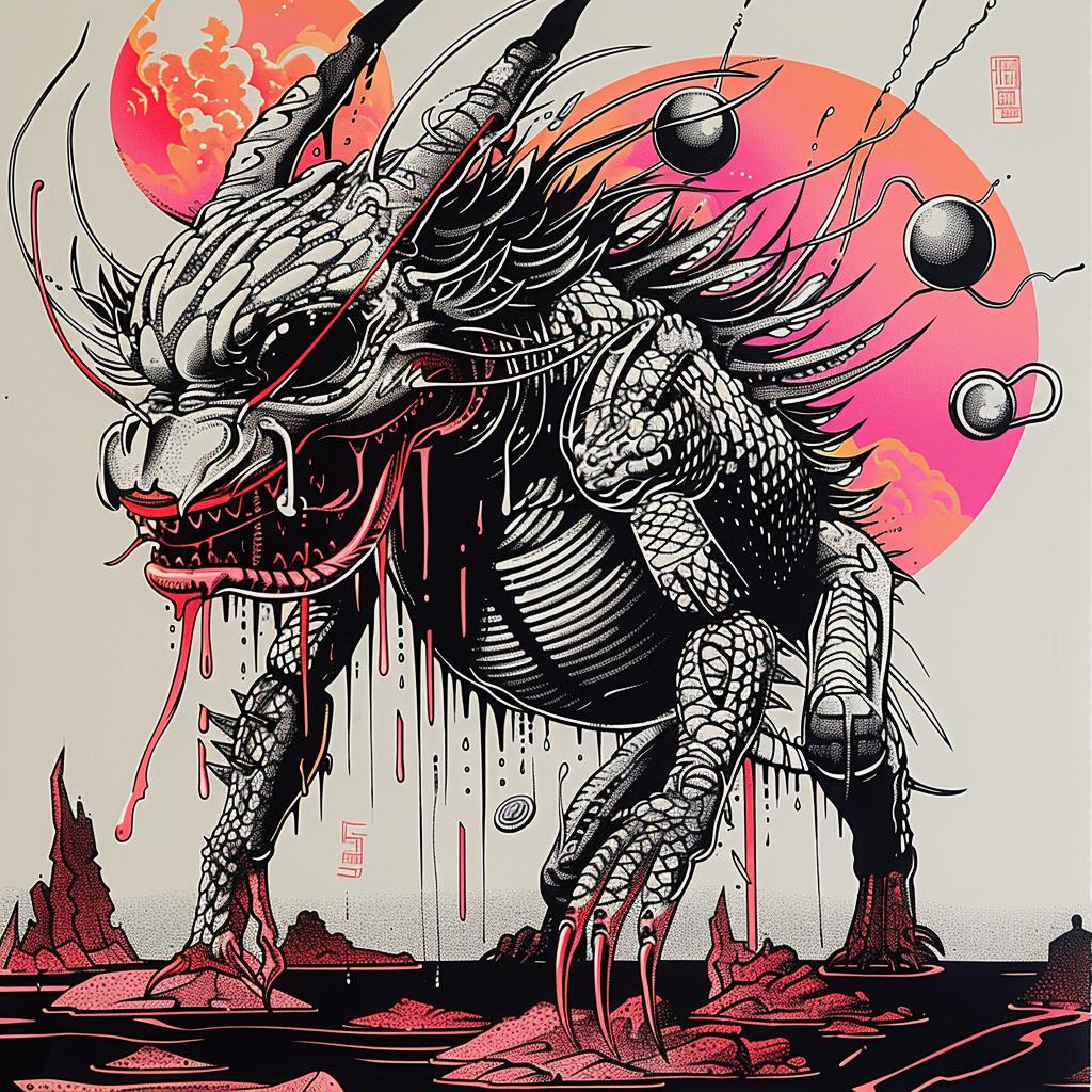 dragon  blood  illustration  art  dark  fantasy  mythical  creative  colorful  visual 948528