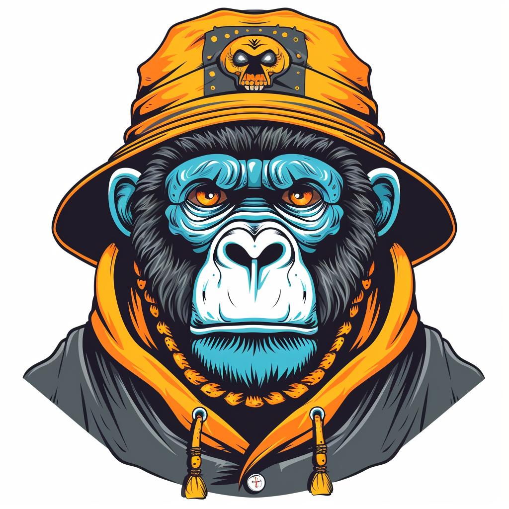 monkey  aggressive  streetwise  zoo  animal  bucket  hat  jacket  culture  minimal 958768