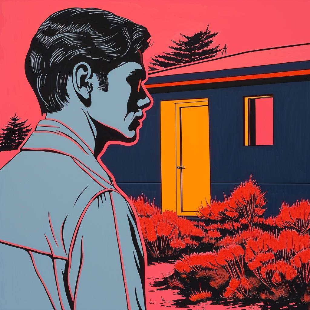 painting  surreal  cyborg  glow  volumetric  natural  Ed Ruscha  bold  mystical  atmospheric 963066