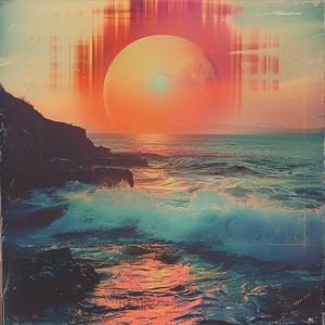 sunset  ocean  digital  painting  chromolithography  colorful  nature  vibrant  scenic  art 1041172
