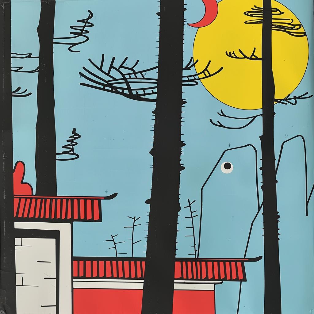 surreal  sun  roof  red  yellow  poster  creative  artwork  album  cover 1021394