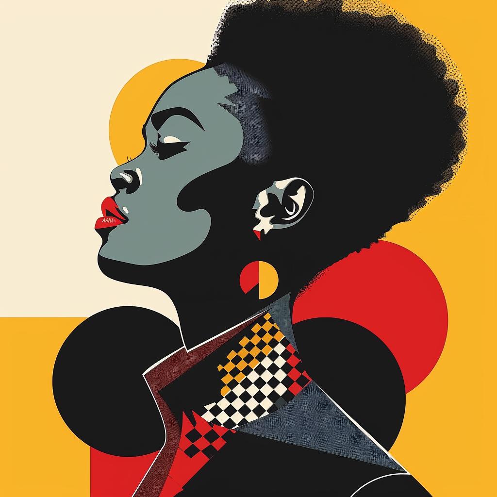 abstract  portrait  minimalist  elegance  geometric  colorful  woman  stylish  bold  modern 929423