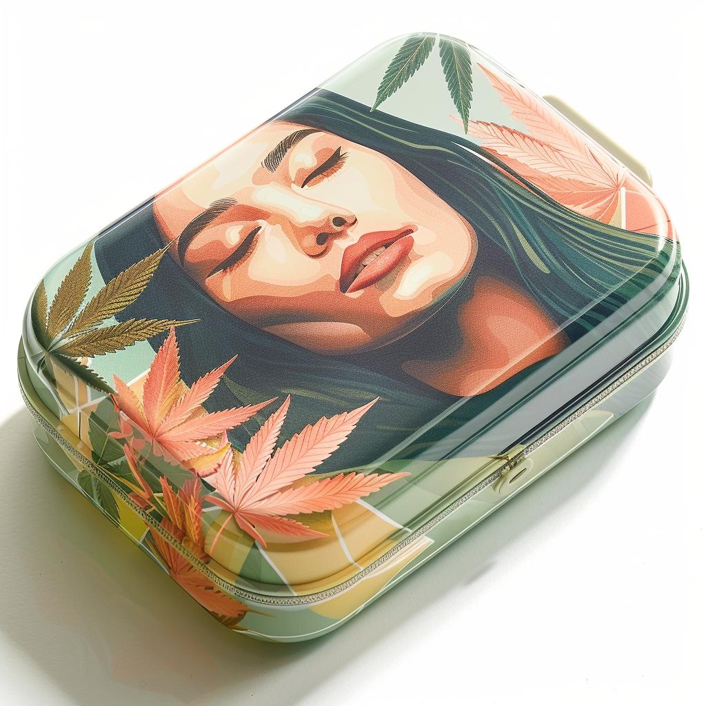 cannabis  flex  packaging  woman  face  design  artistic  illustration  vibrant  creative 918043