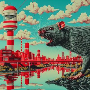rat  city  background  minimal  chromolithography  Stalenhag  attack  art  swept  drama 1037641