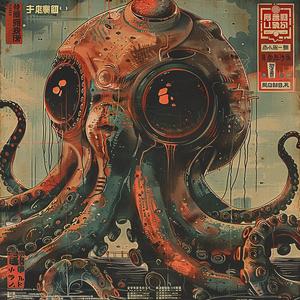 octopus  giant  tentacles  art  chromolithography  japanese  horror  illustration  graphic  dark 1040324