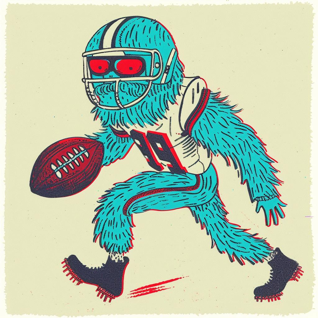 football  player  cartoon  character  ball  helmet  dynamic  uniform  illustration  game 940368