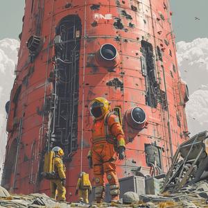 astronaut  painting  city  tower  cyborg  infrastructure  layers  spacesuit  fantasy  sci-fi 1074708