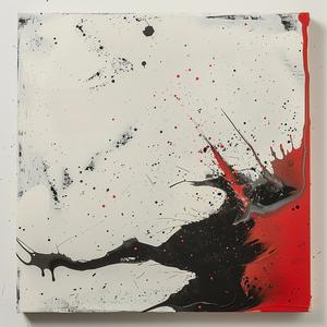 minimalist  risography  deathmetal  paint  red  black  white  abstract  texture  art 1062436