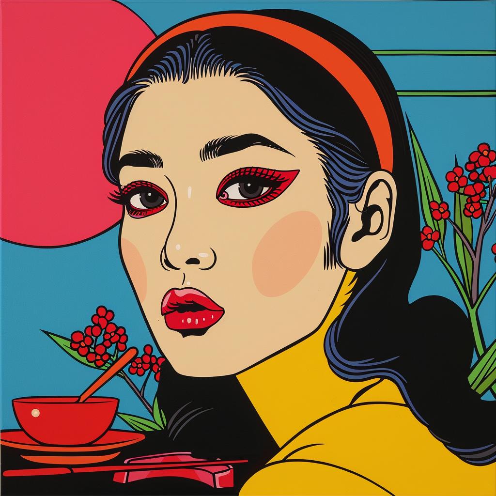surreal  album  cover  woman  teacup  creative  art  vintage  illustration  design 1021351