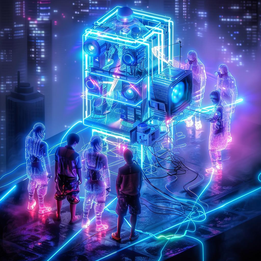 drawing  projector  futuristic  architecture  muted  colors  isometric  people  milling  axonometrics 943591