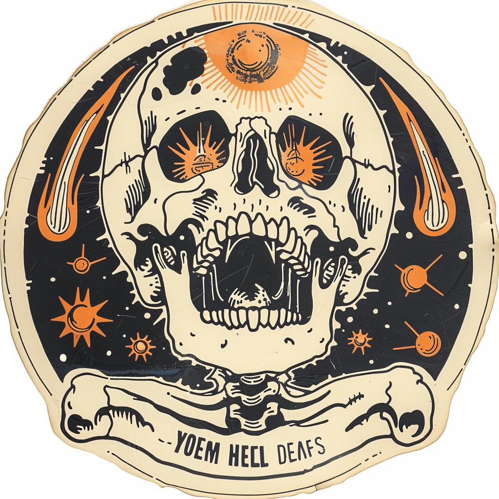 sticker  skull  text  graphic  dark  symbolic  illustration  art  design  creepy 932103