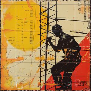 construction  scaffold  silhouette  encaustic  geometric  art  collage  surreal  vintage  trump 1058674
