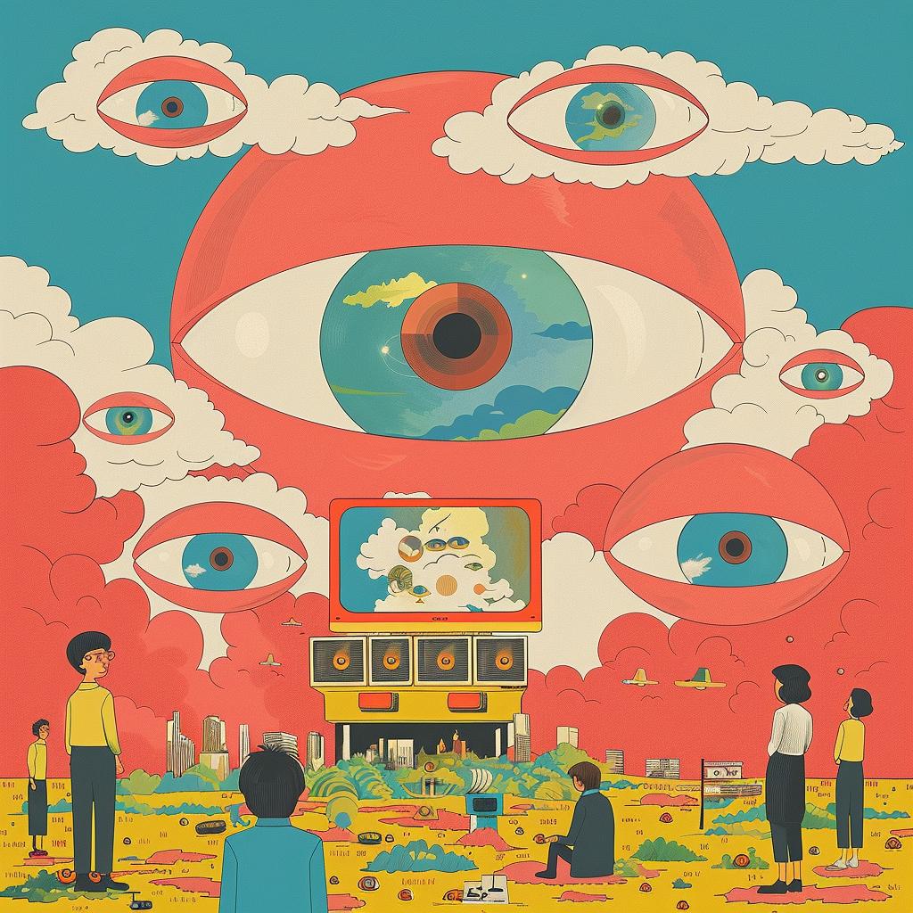 album  cover  surreal  Joan  Cornella  creative  poster  vibrant  conceptual  cinematic 1017750